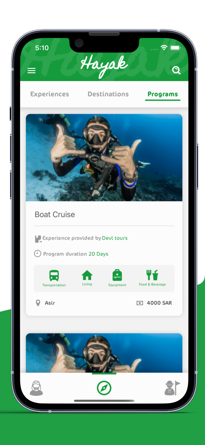 Hayak Tourists App