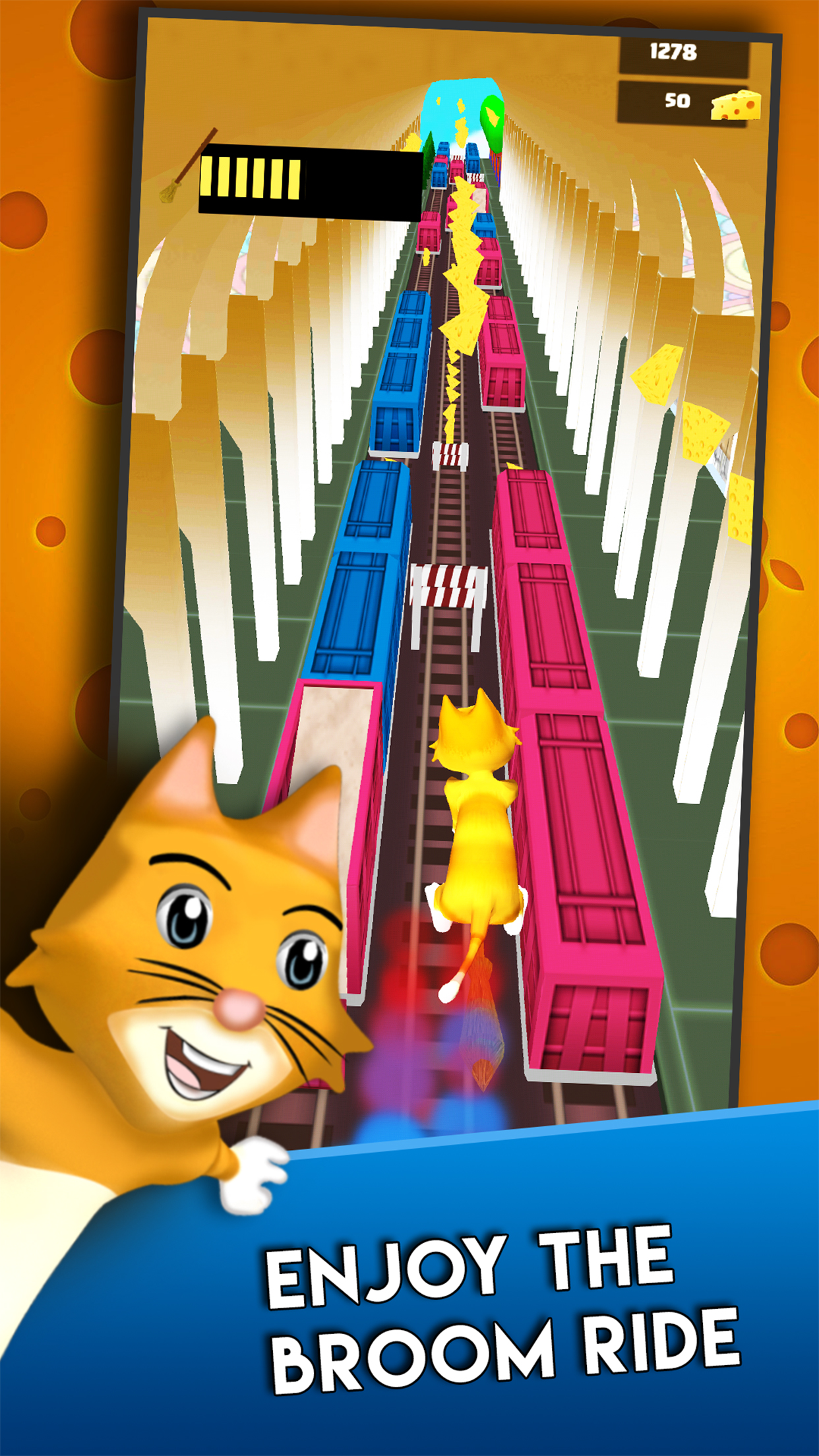 Subway Tom - Cheese Chase Run