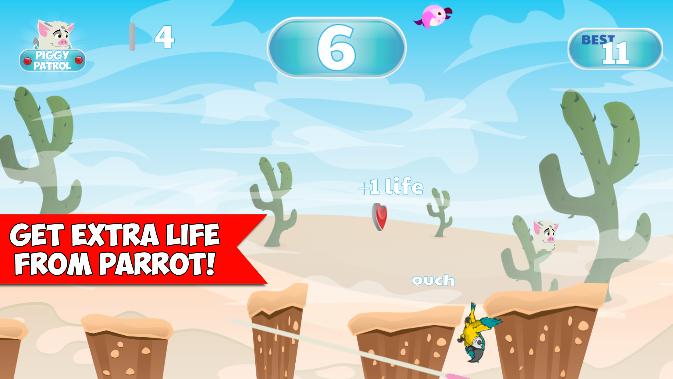 Piggy Patrol Jump Adventure screenshot 5