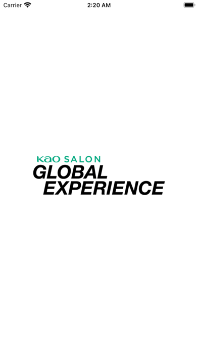 Kao Salon Global Experience Screenshot