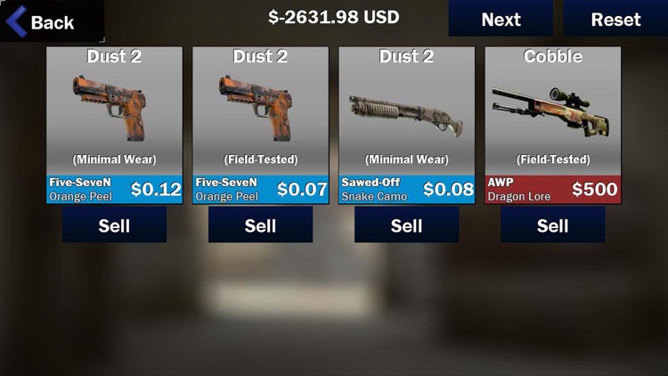 Trade up Contract Simulator for CS:GO screenshot-4