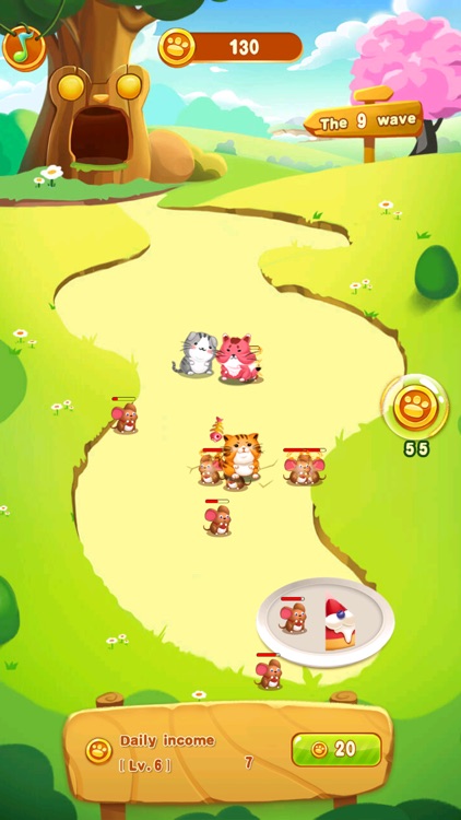 Cats and Mouse Battle for Cake screenshot-3