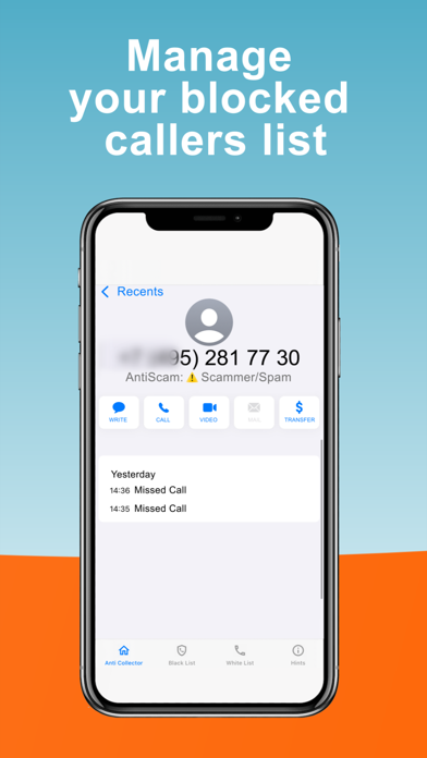 AntiSpam: Call Blocker Screenshot