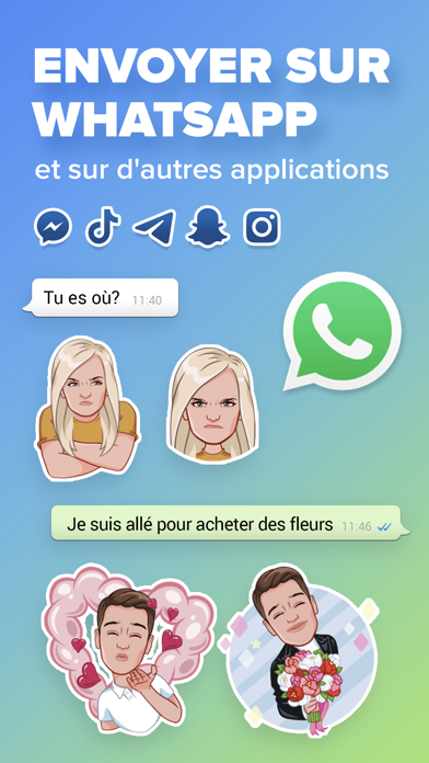 Screenshot #2 pour Mirror Sticker dessin, clavier