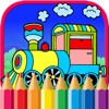 Trains Coloring Pages - Subway Train Games For Kid