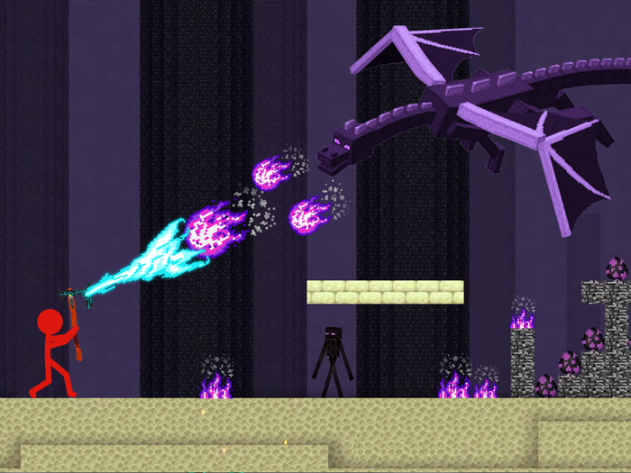 Craft Stickman Fighting