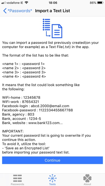 *Passwords* Copy and Paste screenshot-6