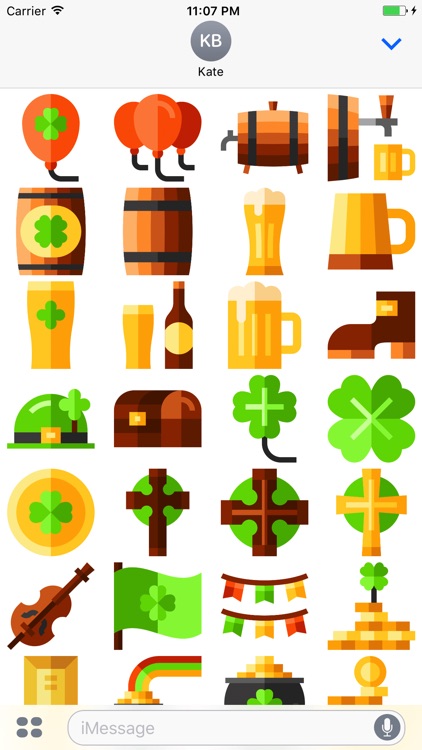StPatrickMoji - Irish Stickers