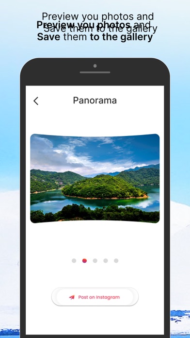 Panorama Cut for Social Media Screenshot