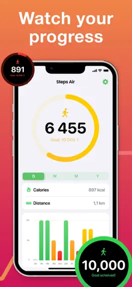 Game screenshot Шаги Air: Шагомер hack