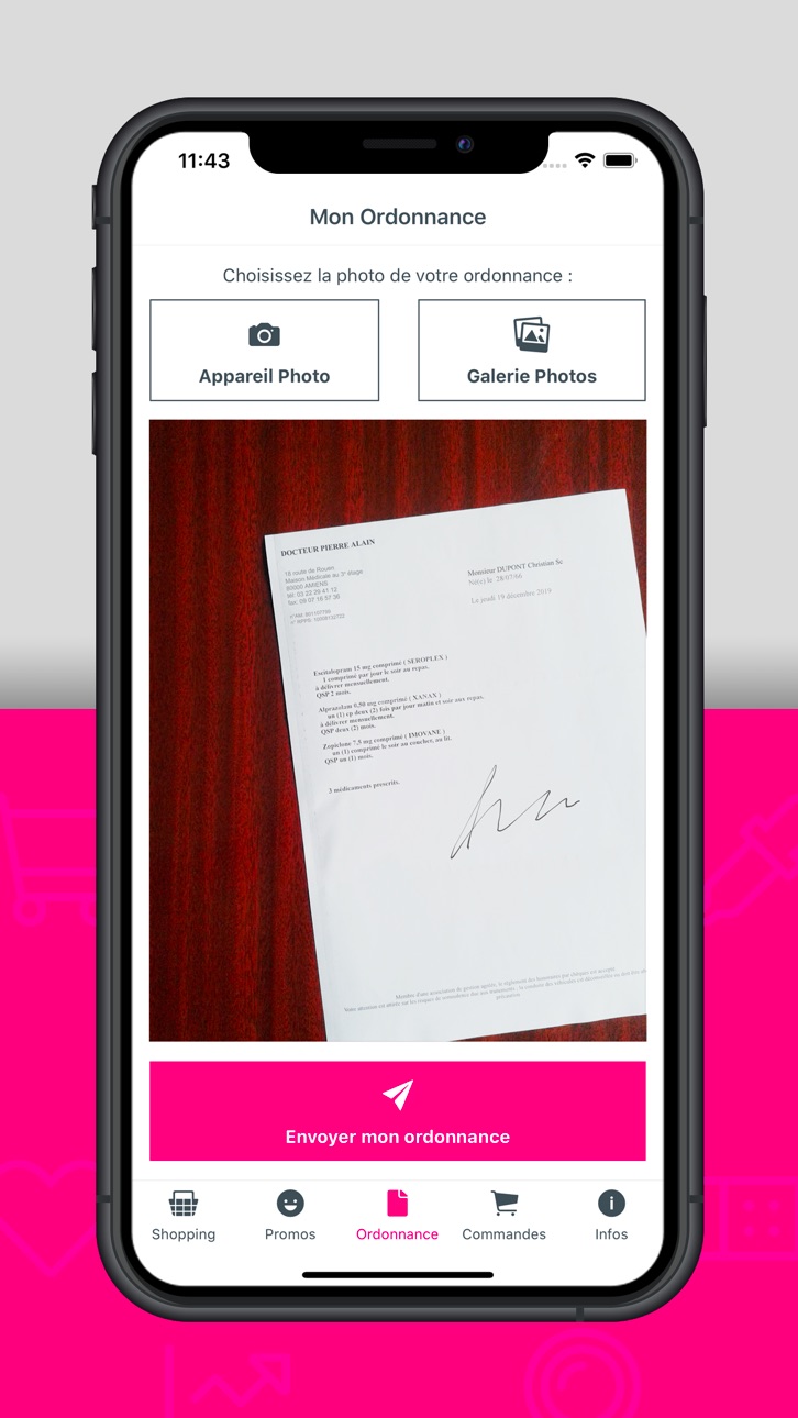 iPhone screenshot