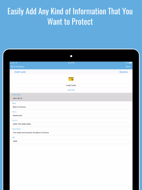 Screenshot #6 pour Digital Password Safe Box & Encryption Manager
