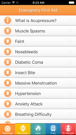 Emergency First Aid - Acupressure Massage Points(圖3)-速報App