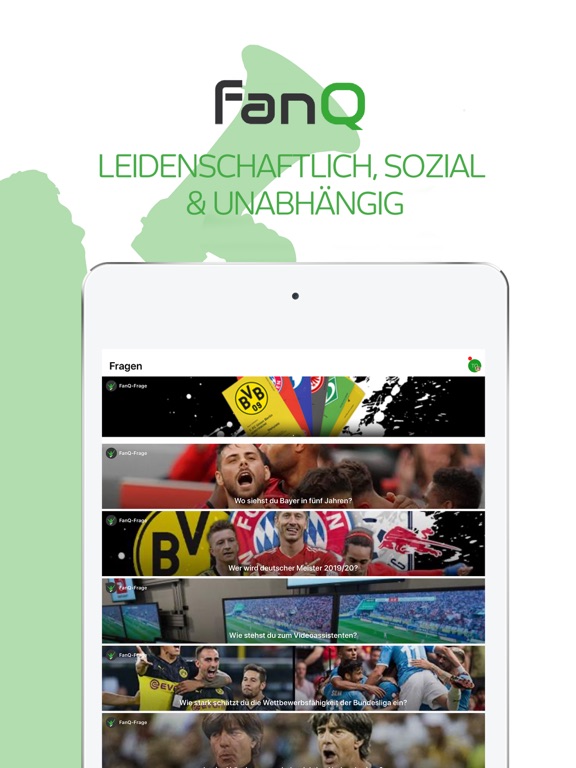Screenshot #4 pour FanQ - Die Fussball Voting App