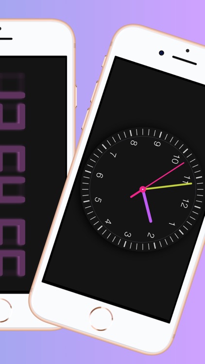 创意时钟 - 极简创意无广告附带桌面小部件翻页全屏极简时钟 screenshot-7