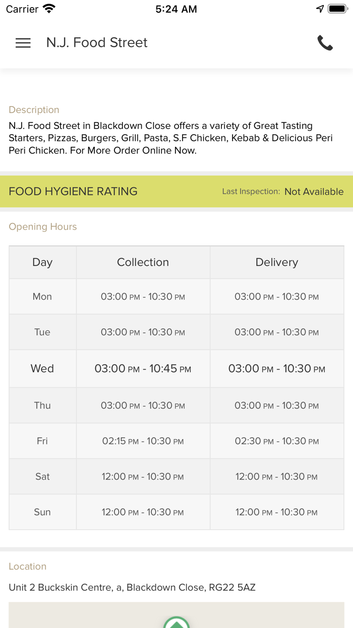 N.J.Food Street BlackdownClose