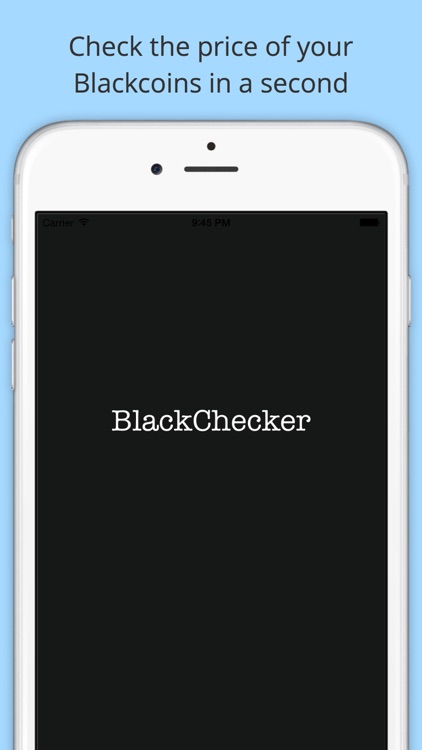 BlackChecker - Blackcoin Price Checker screenshot-3