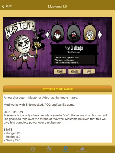 Mods for Don't Starve and Don't Starve Together