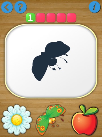 Puzzles shadow. Little bugs. For little babysのおすすめ画像2