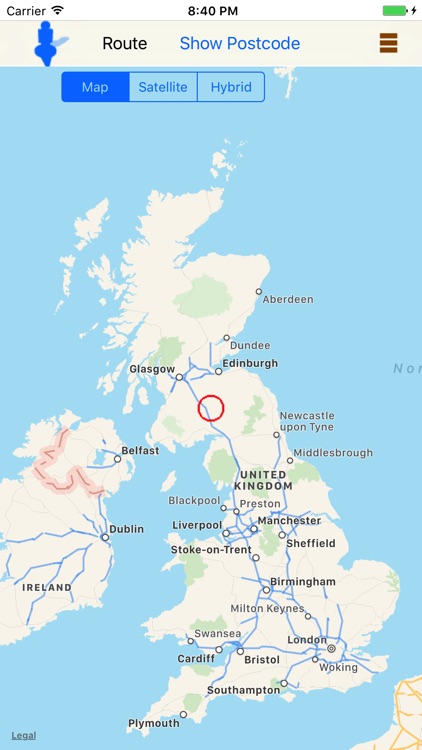 UK Postcode's Location and Location's Post code