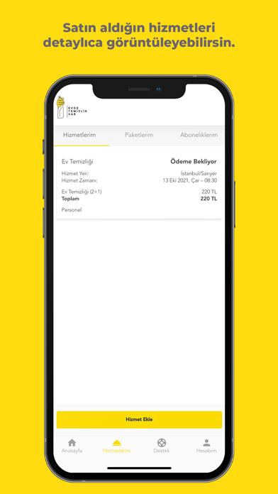EvdeTemizlikVar Screenshot