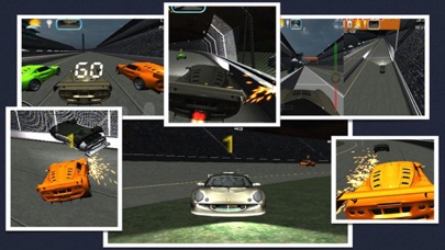 Screenshot #1 pour Race N Chase 3D Extreme Fast Car Racing Game