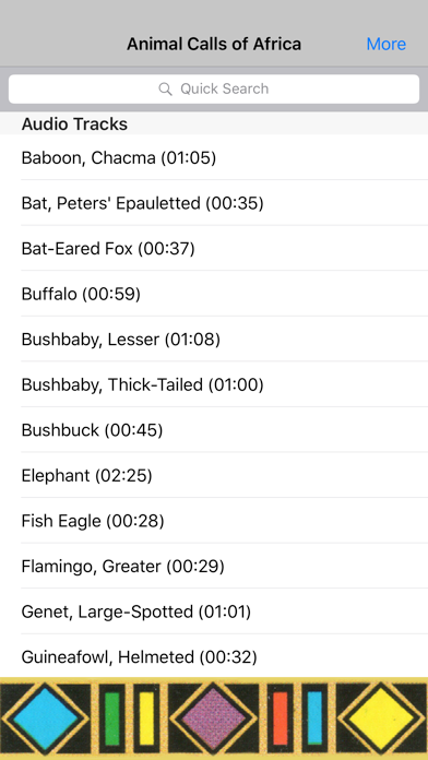 Screenshot #3 for Animal Calls of Africa