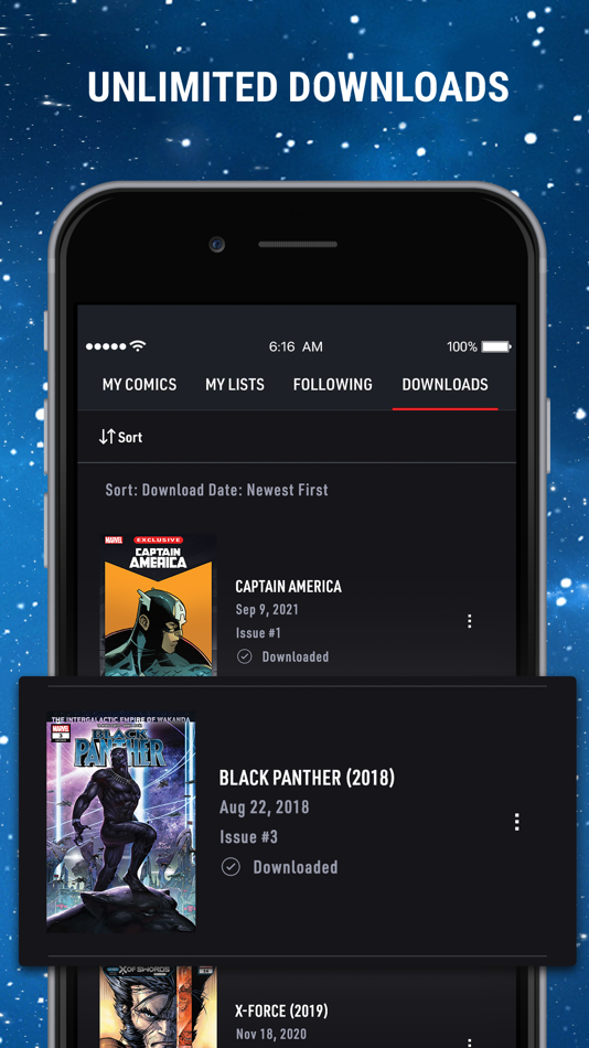 #5. Marvel Unlimited (iOS) By: Disney
