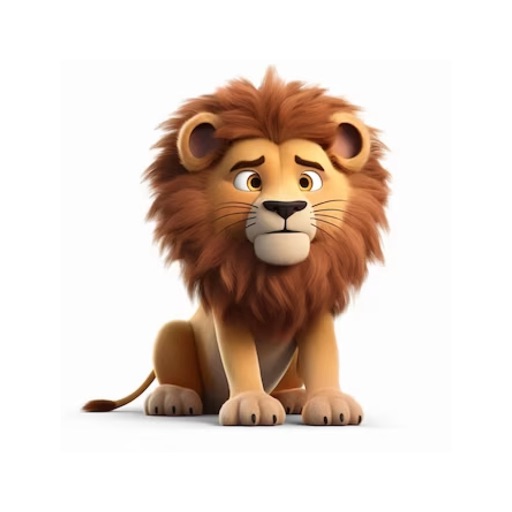 Sad Lion Stickers