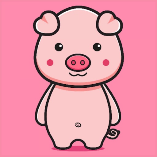 Pink Pig Wallpaper iOS App