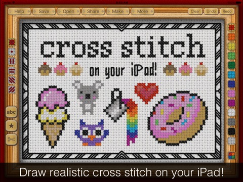 Cross Stitch Maker: Draw Realistic Embroidery!のおすすめ画像1