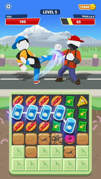 Match Hit - Puzzle Fighter Screenshot