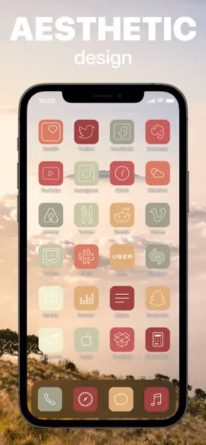 Imágen 2 App. Themes: Aesthetic Iconas iphone