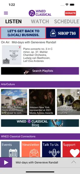 Game screenshot WNED Classical 94.5 apk