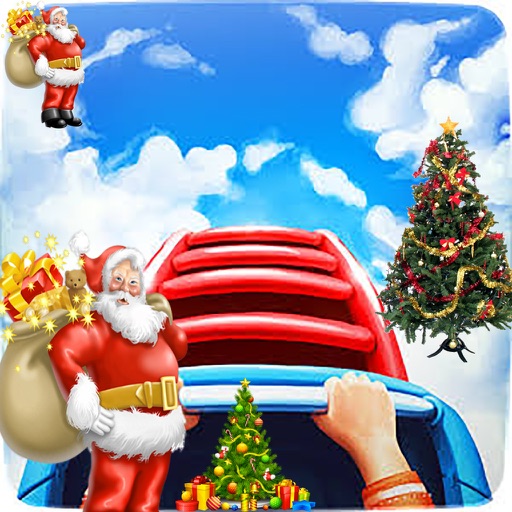 Drive Christmas Santa Banta Roller Coaster 3D icon