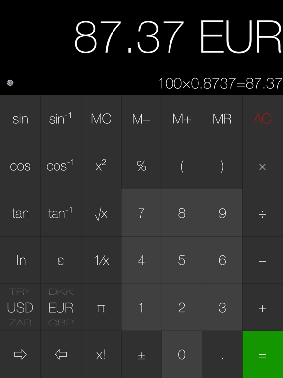 My Calculator (incl. currency)のおすすめ画像3