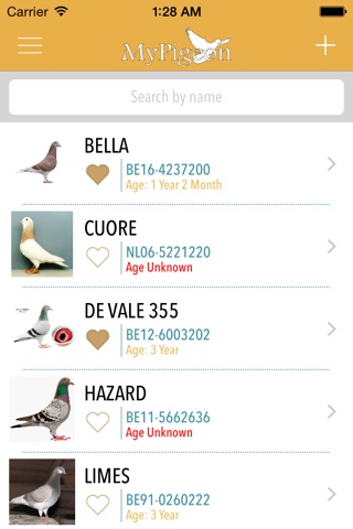 MyPigeon App screenshot 2