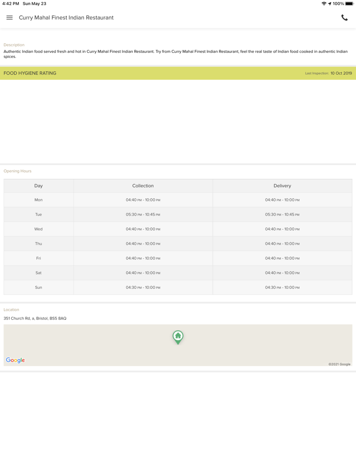 Curry Mahal Finest Indian