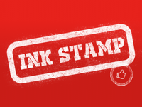 Ink Stamp - Rubber Stamp Stickers