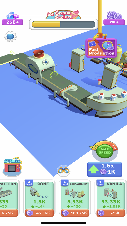 #4. Idle Factories ! (iOS) 由: funcell Games Pvt Ltd