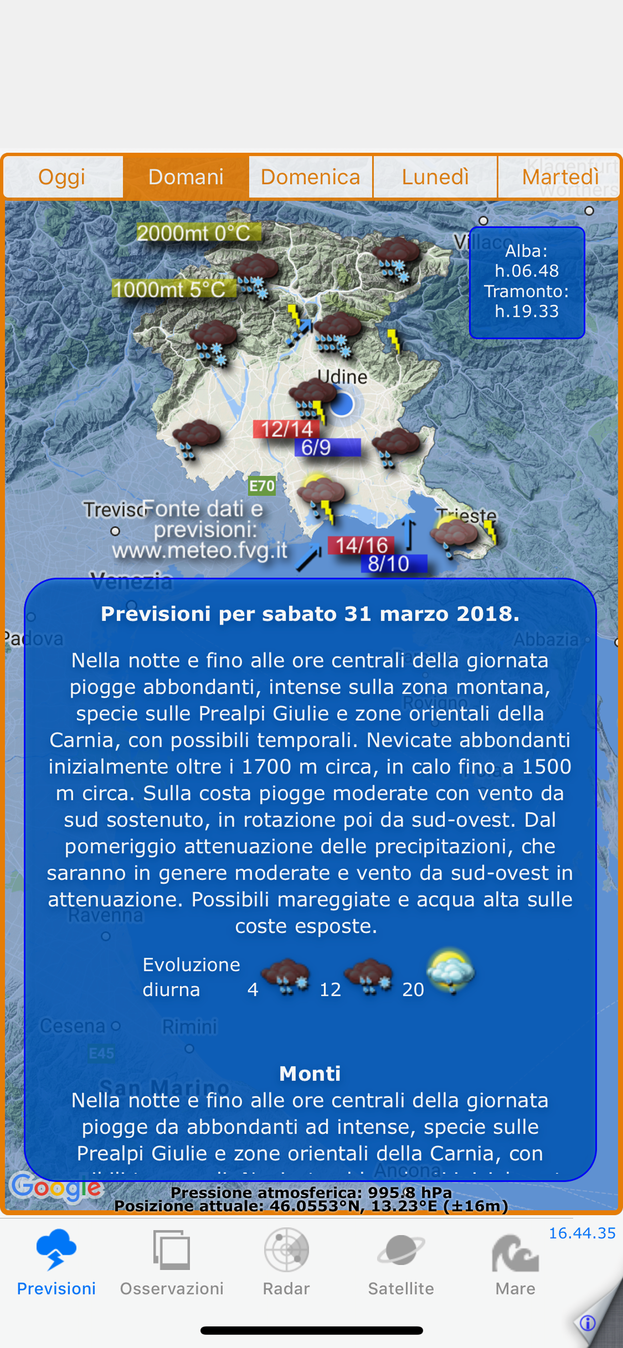 METEO FVG