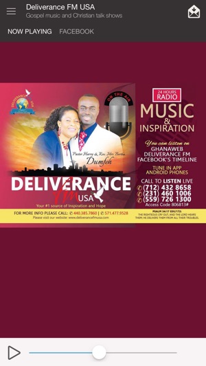 Deliverance FM USA