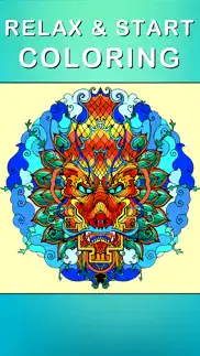 colorpeutic: adult coloring book, deep relaxation iphone screenshot 1