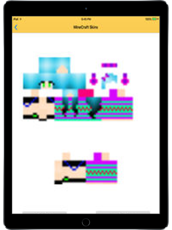 GirlSkins - for MineCraft PE iPad screenshot