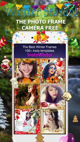 Game screenshot Christmas Frame - Camera Sticker, Take Photo apk
