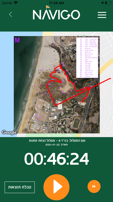 NAVIGO APP Screenshot