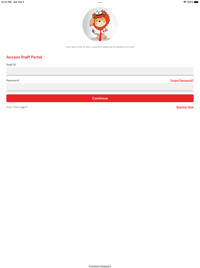 Lion Group Staff Portal