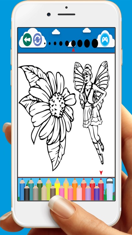 Butterfly Flower For Coloring Book Games screenshot-4