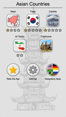 Game screenshot Asian Countries & Middle East - Flags and Capitals hack