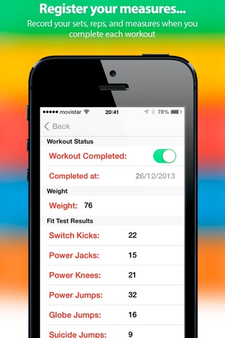 My Insane Workout – Exercise calendar and tracker screenshot 3